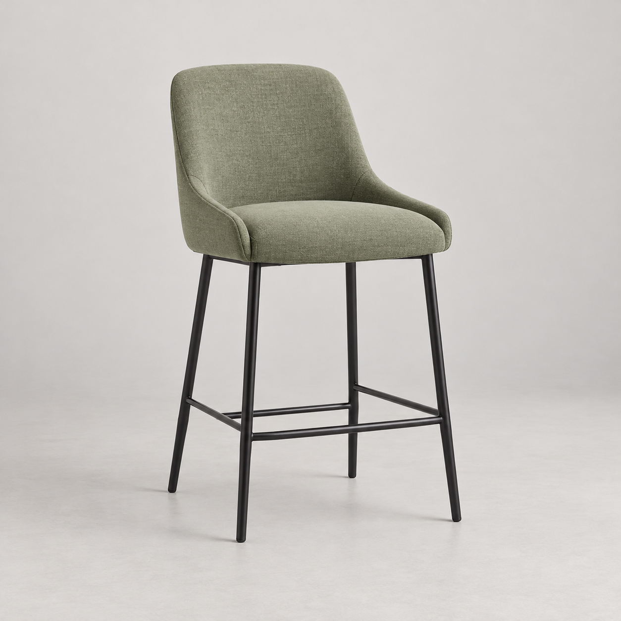Jade Counter Chair on a pale studio background