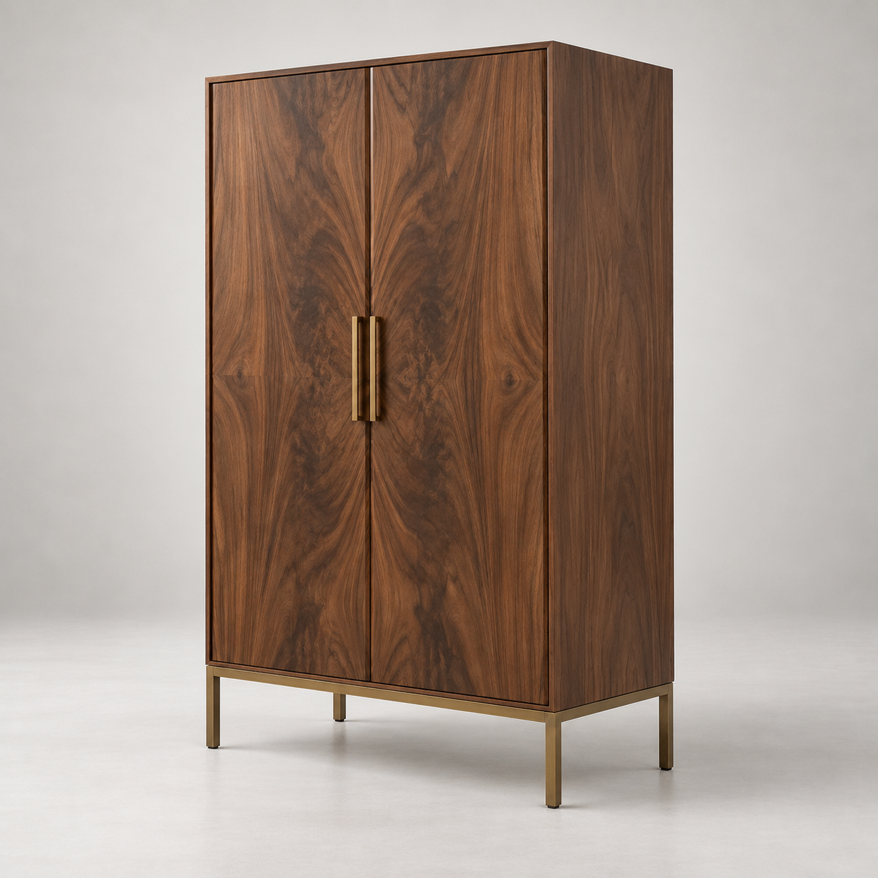 Alternate view of Alto Walnut Cabinet