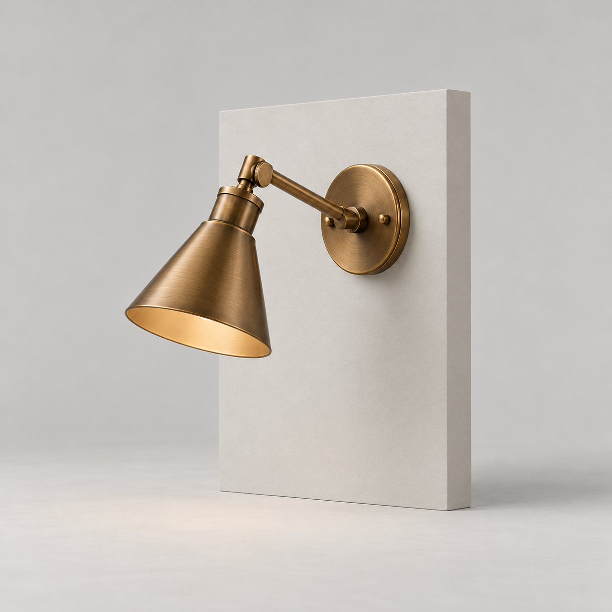 Alternate view of Arco Bronze Wall Light