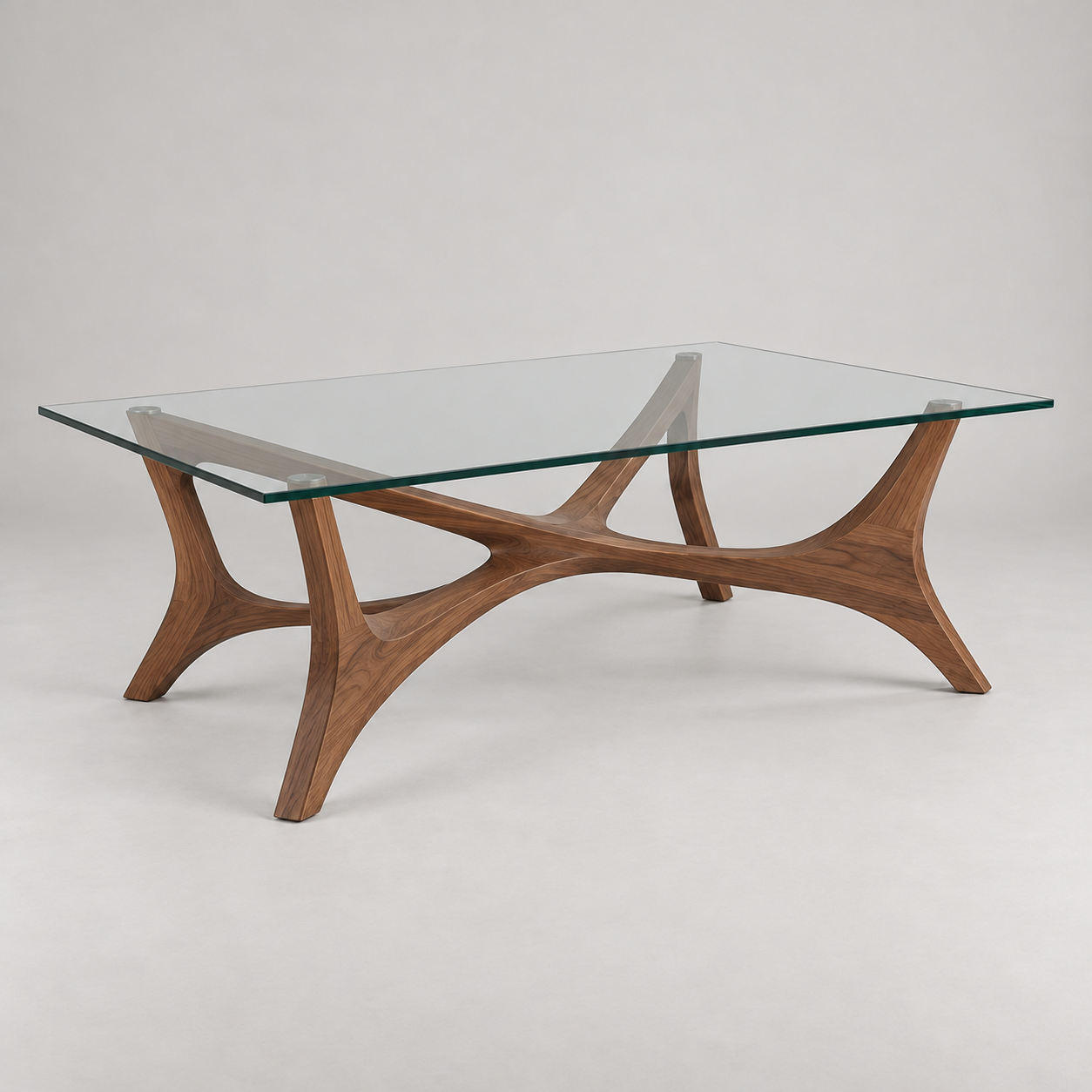 Alternate view of Delta Glass Coffee Table