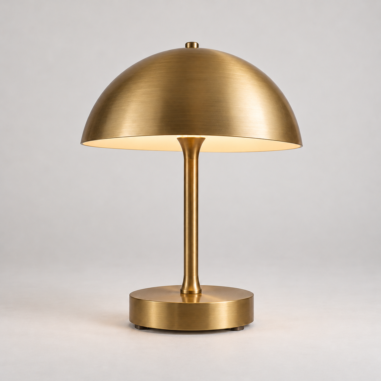 Alternate view of Halo Brass Table Lamp