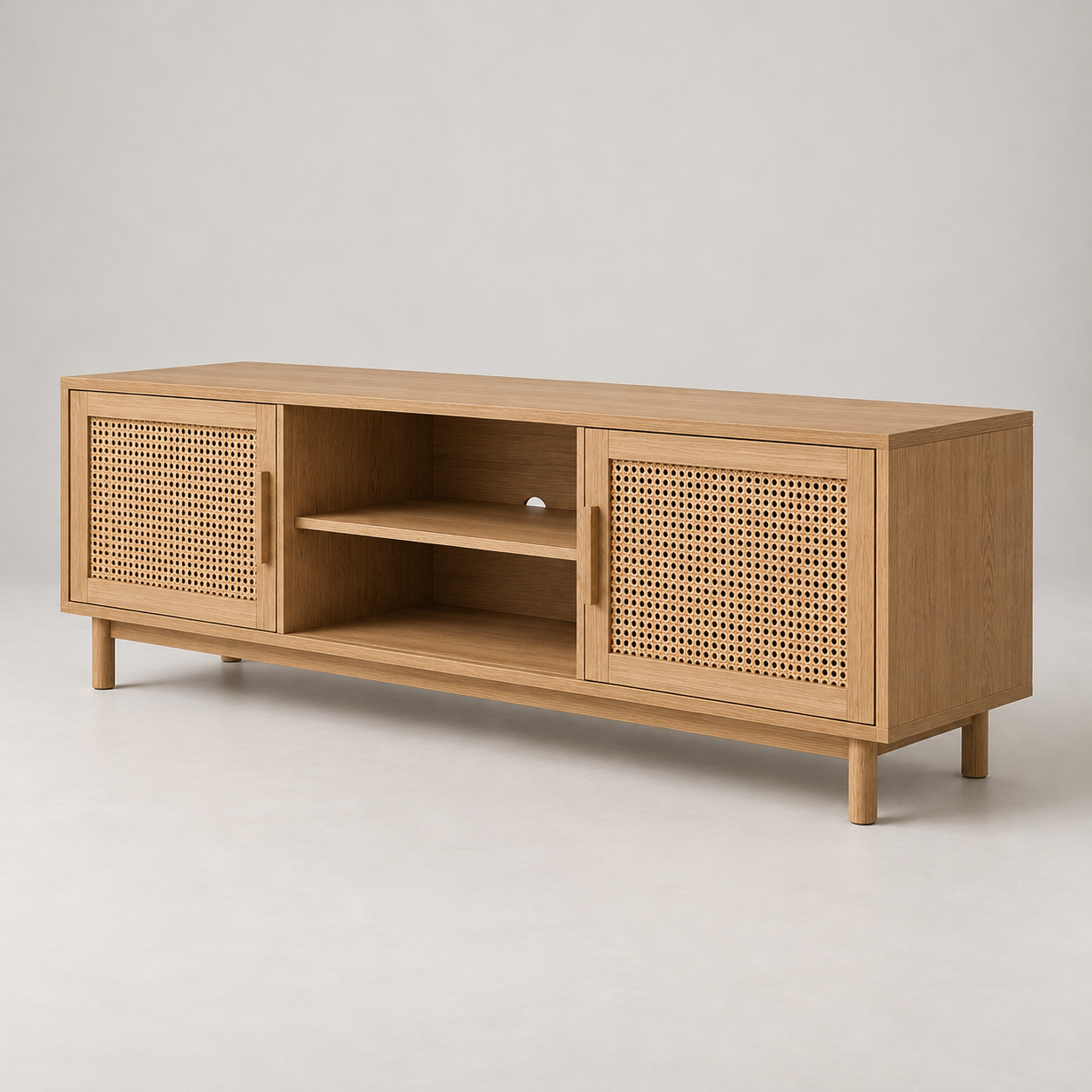 Alternate view of Mimbre Media Cabinet
