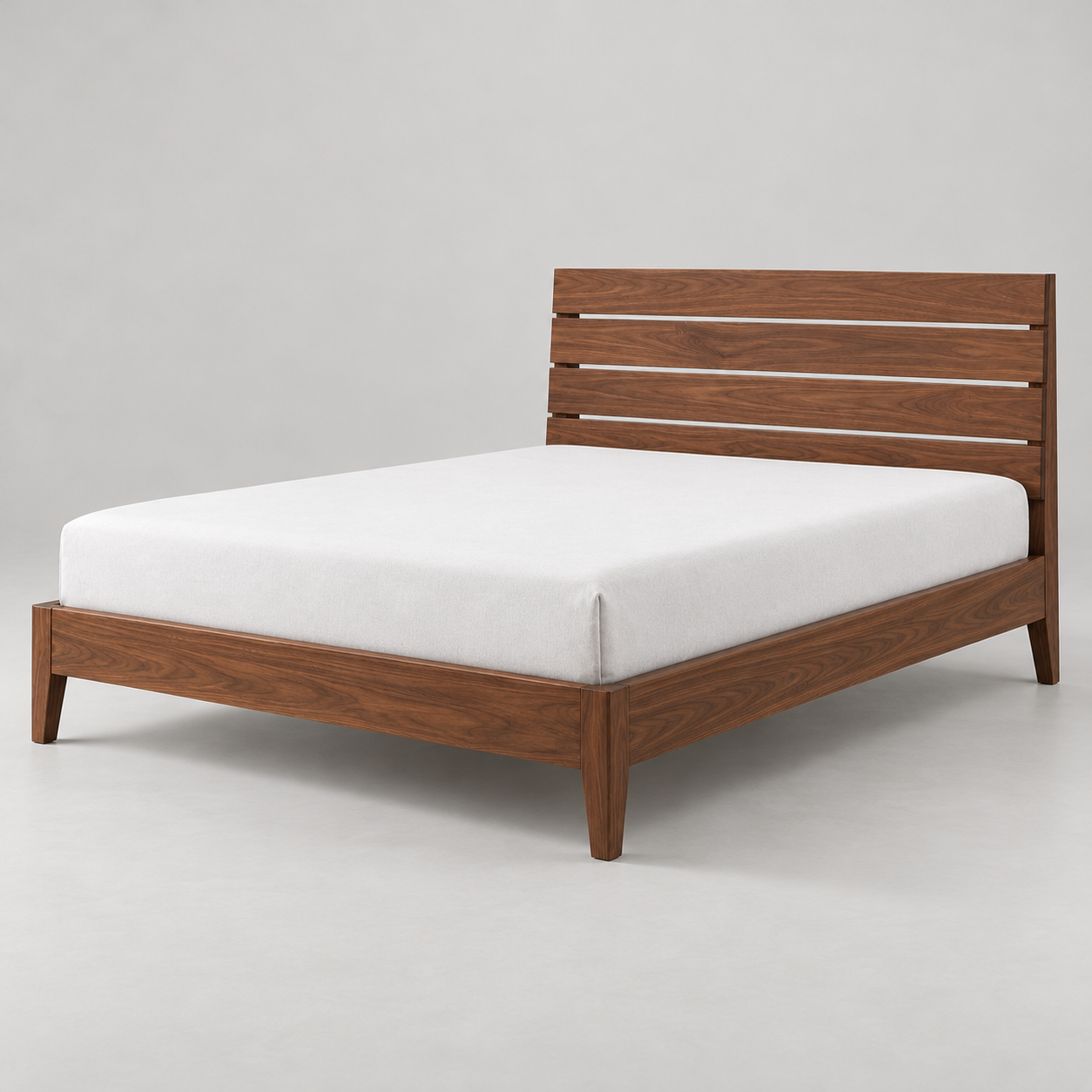 Alternate view of Nido Walnut Bed
