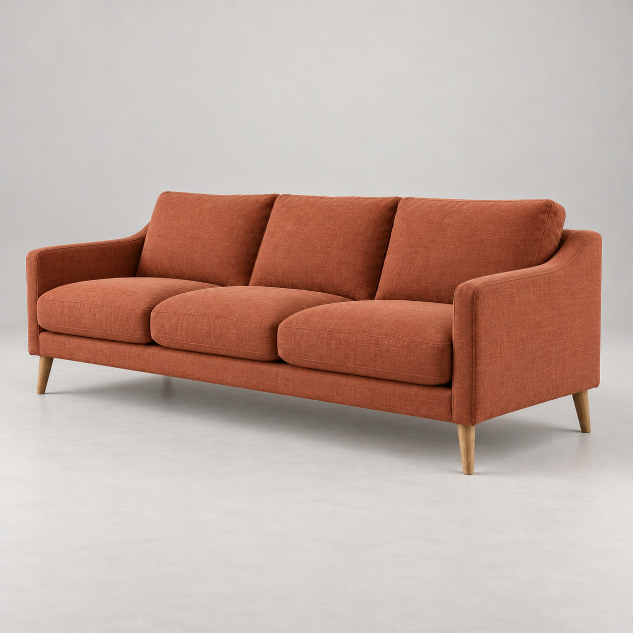 Alternate view of Onda Terracotta Sofa