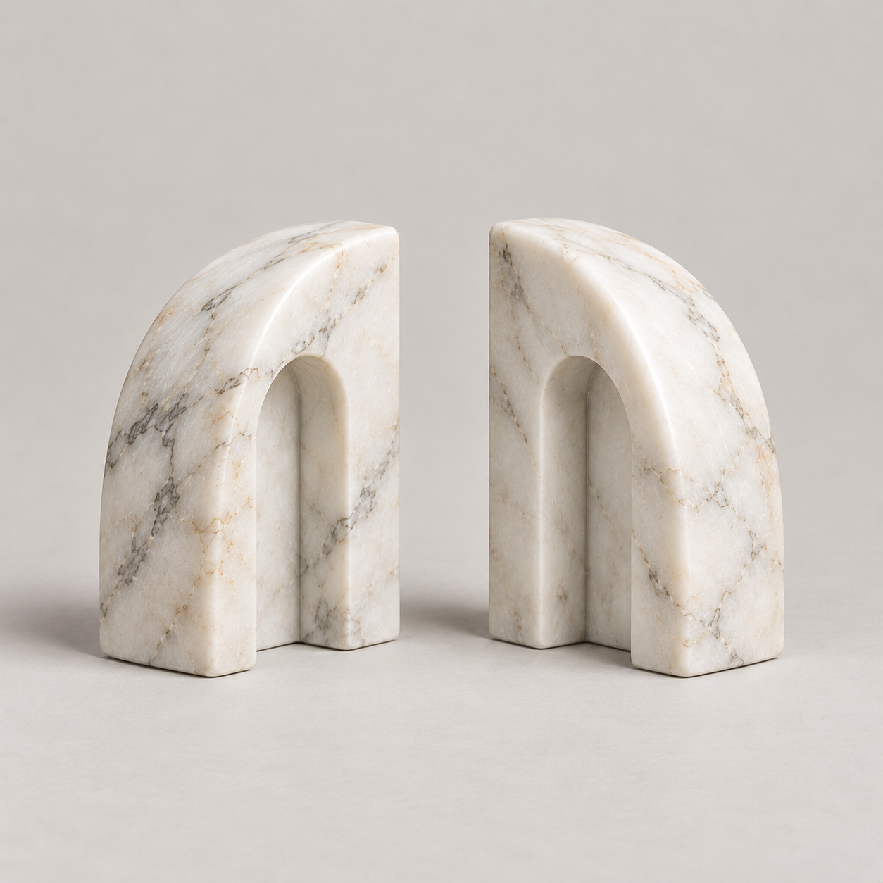 Alternate view of Roca Stone Bookends