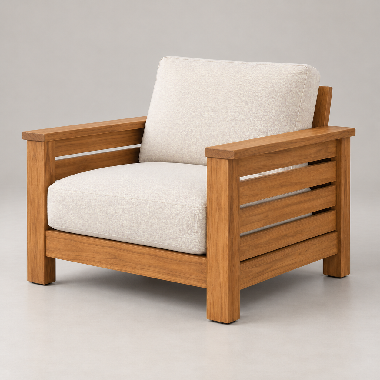 Alternate view of Terra Teak Lounge Chair